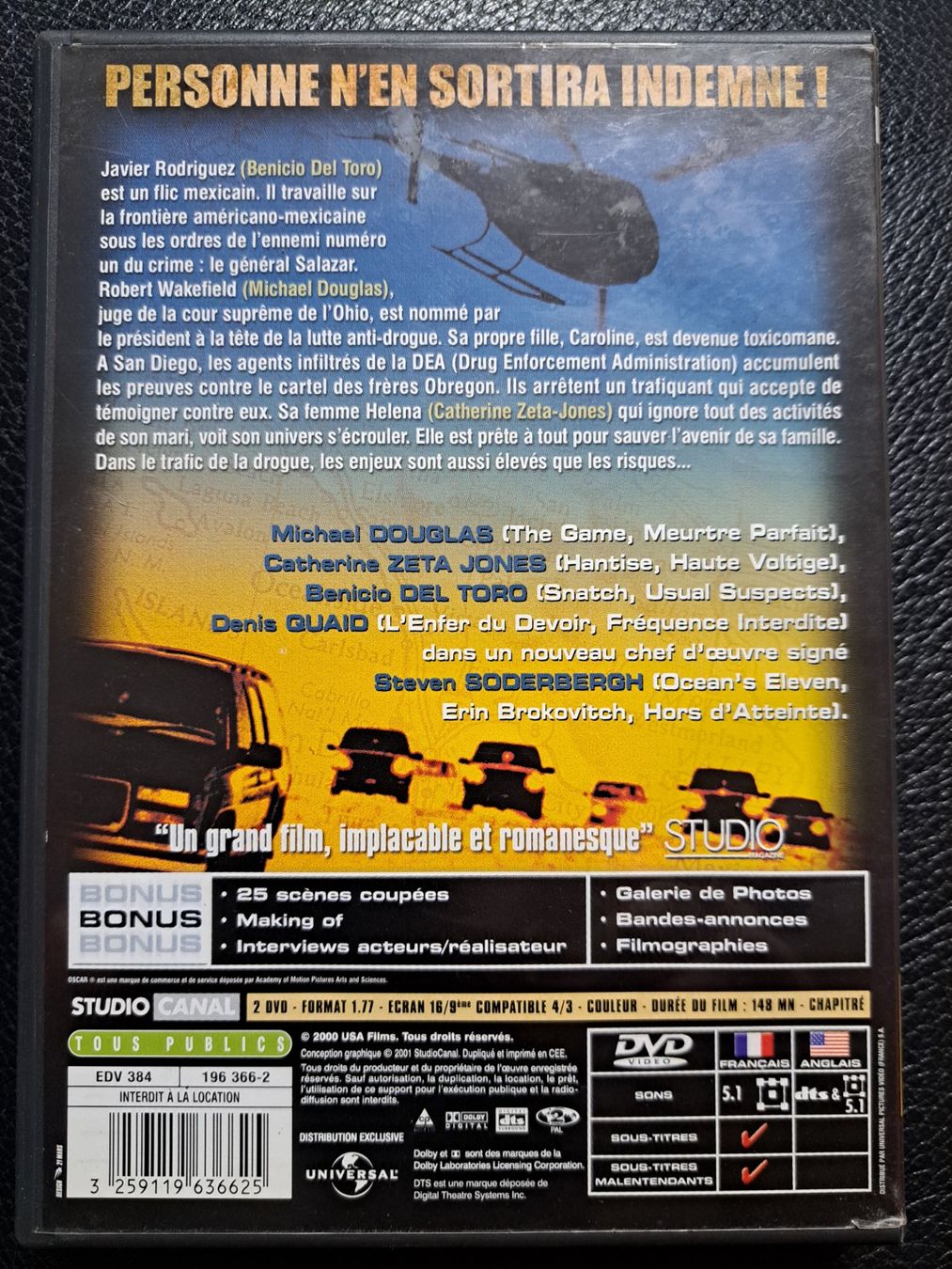 Tutti i DVDs: Film DVD traffic – Usato da Marly venduto da mic_7k82 1