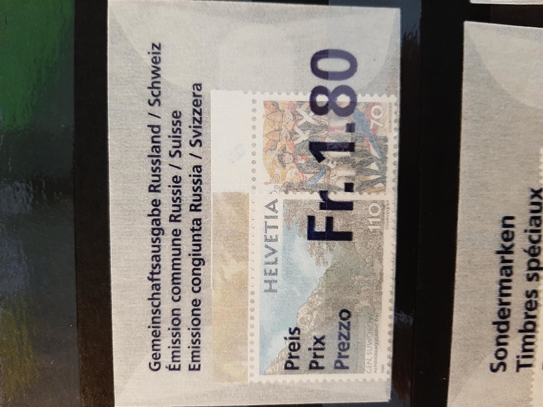 Alle Briefmarken: 1999 Diverse Briefmarken  Postfrisch – Neu (gemäss Beschreibung) aus Affoltern am Albis von Andrezc 2