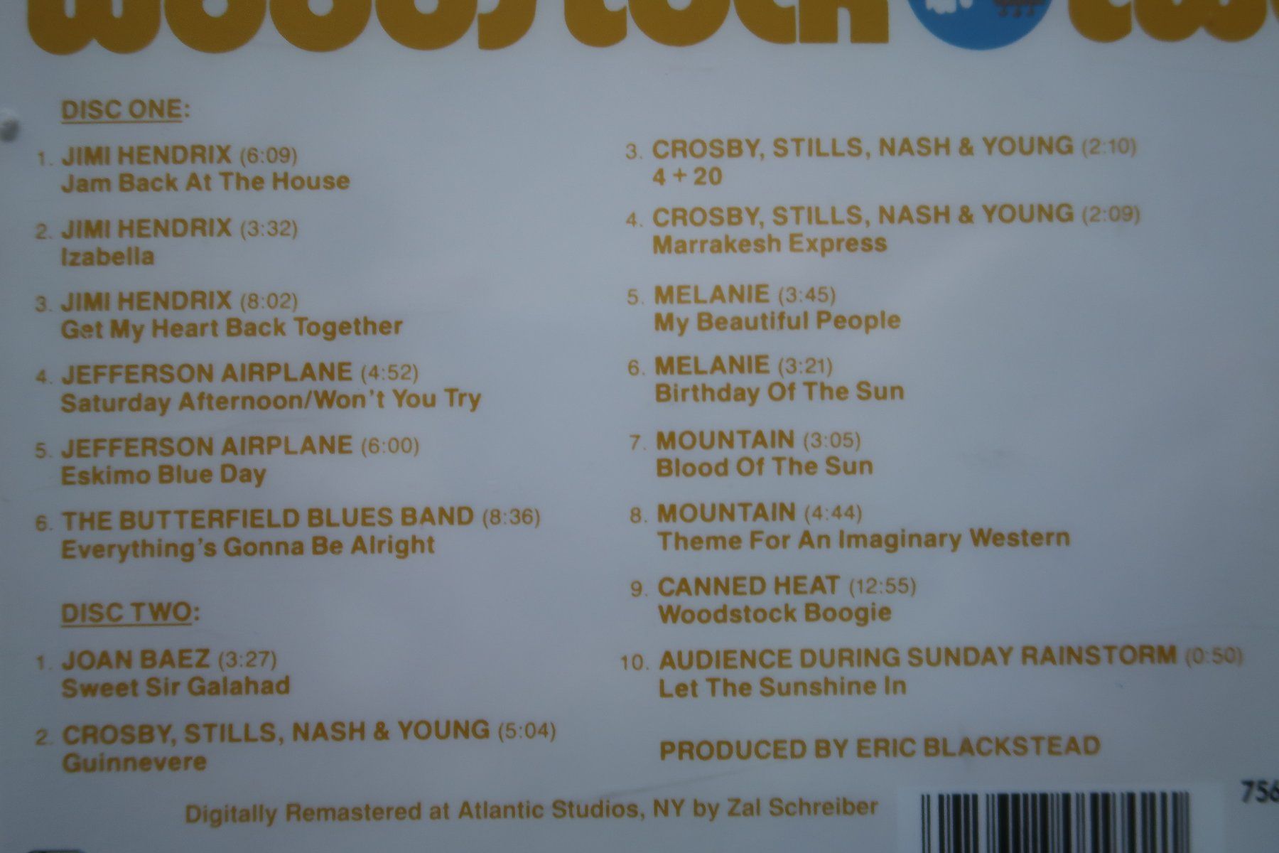 CD: WOODSTOCK TWO - 2x CD – Usato da Basel venduto da Patiscat 2