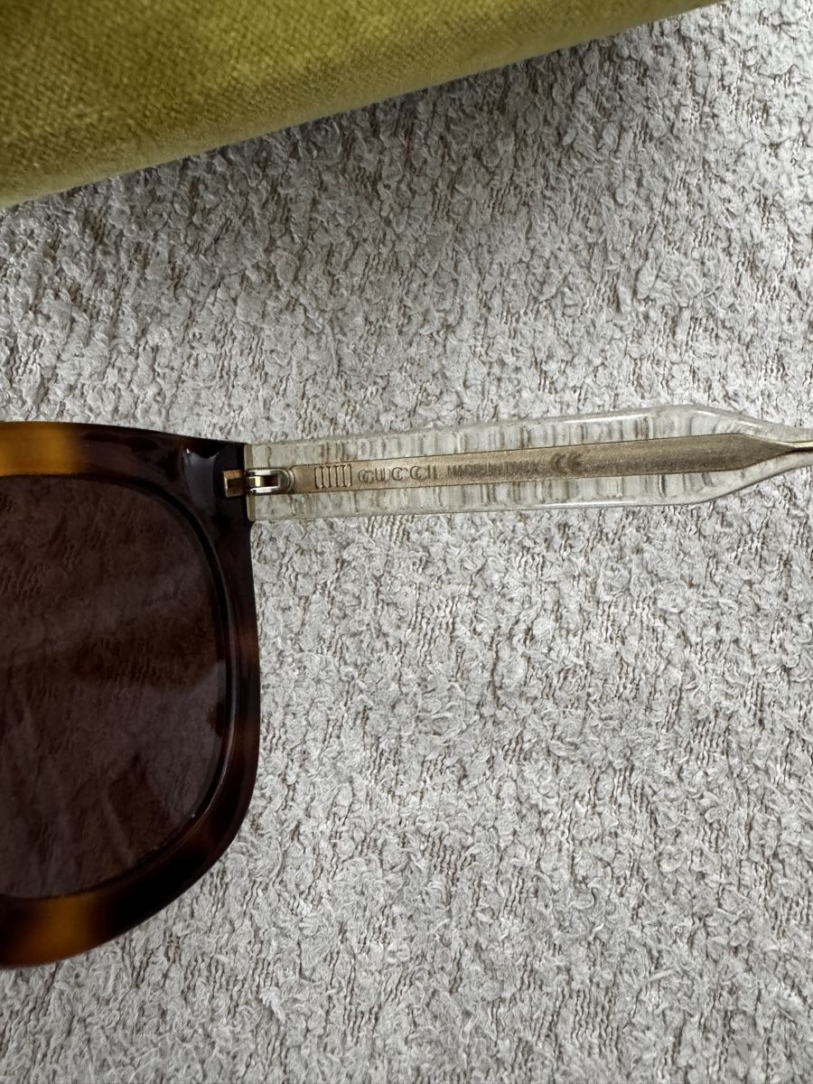 Gucci Brillen & Gläser: Exklusive Gucci Sonnenbrille in Hornoptik – Neu (gemäss Beschreibung) aus Wallisellen von LunaUnica 4