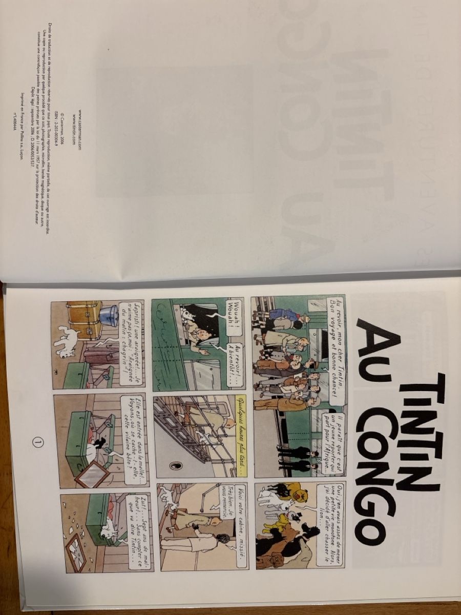 Comics: Tintin au Congo - format A5 – Gebraucht aus Lamboing von emi_l6xc 3