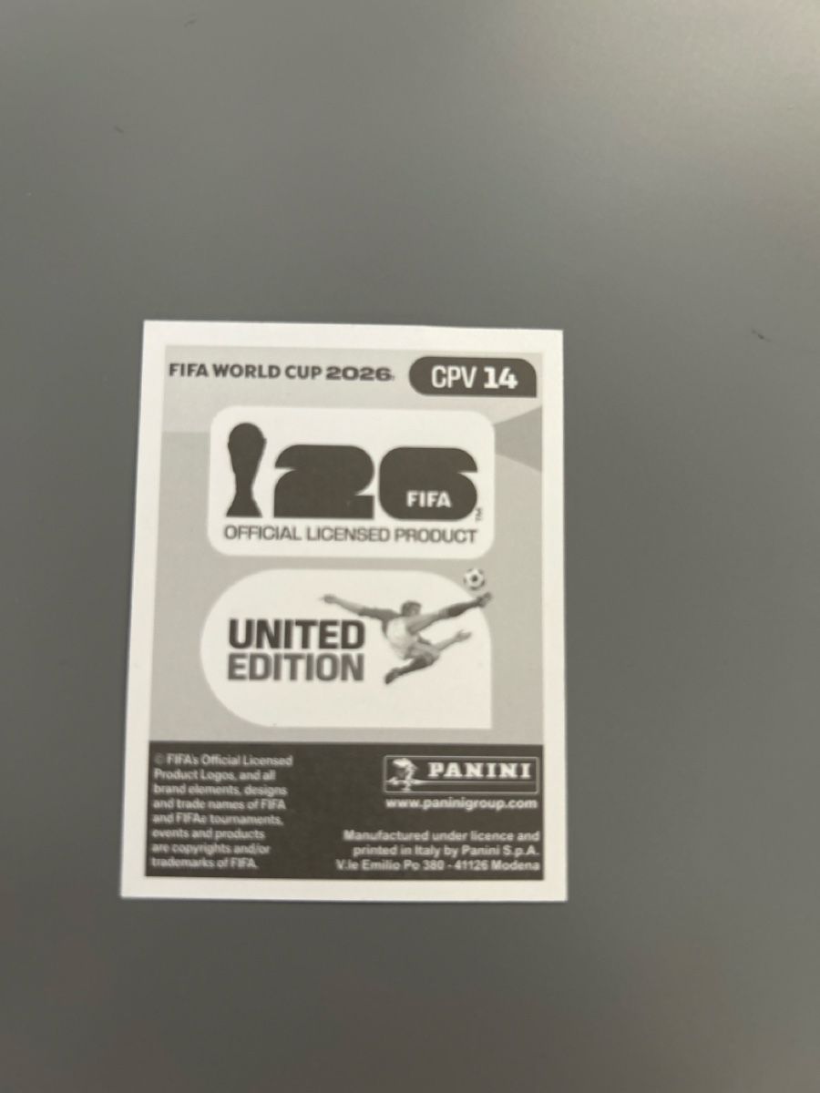 Panini Carte collezionabili: Panini CPV 14 FIFA World Cup 2026 – Nuovo (secondo la descrizione) da Boniswil venduto da sim_7zhp 1