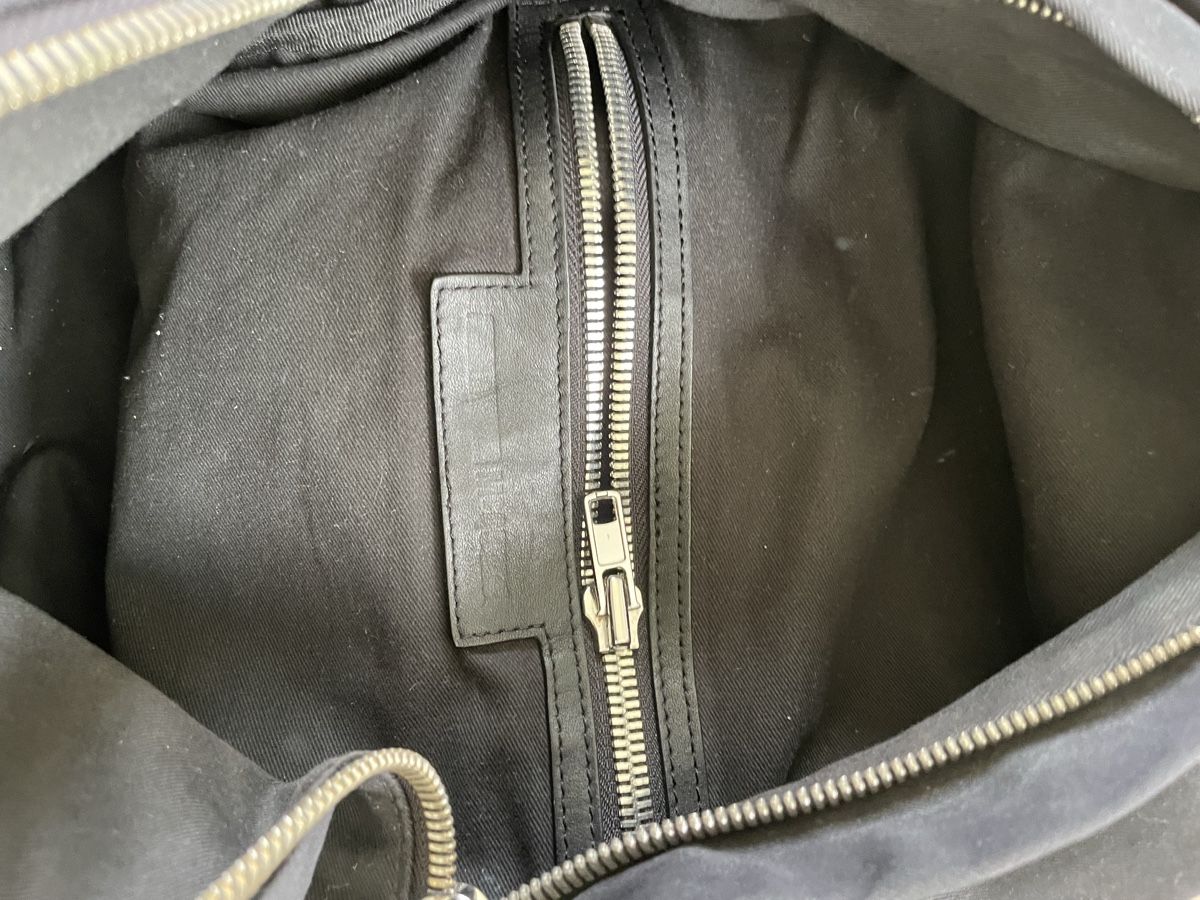 Zaini: Alexander McQueen Black Backpack Bag with Patches – Usato da St. Gallen venduto da sgs_y5j7 2