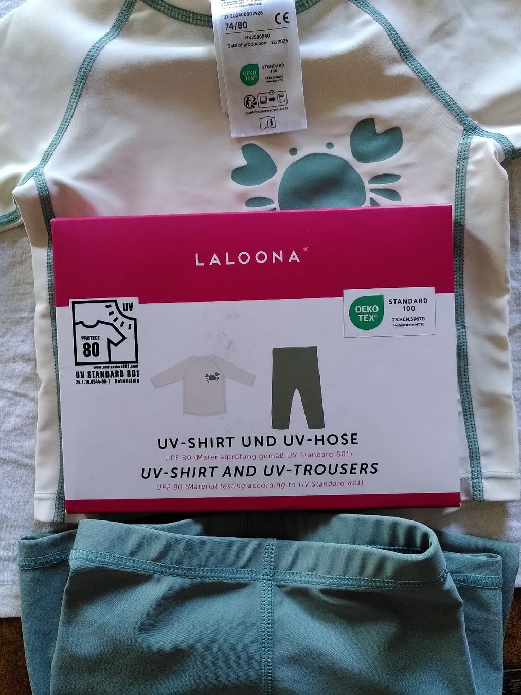 Costumi da bagno: Laloona combinaison bébé anti-uv – Nuovo (secondo la descrizione) da Echallens venduto da Raphia87