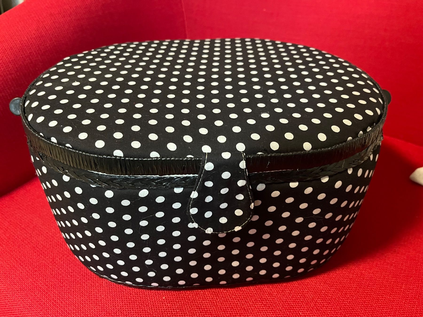 Altro per la casa: Nähkorb Vintage Polka Dots Retro – Nuovo e nell'imballaggio originale da Oeschseite venduto da matina5 2