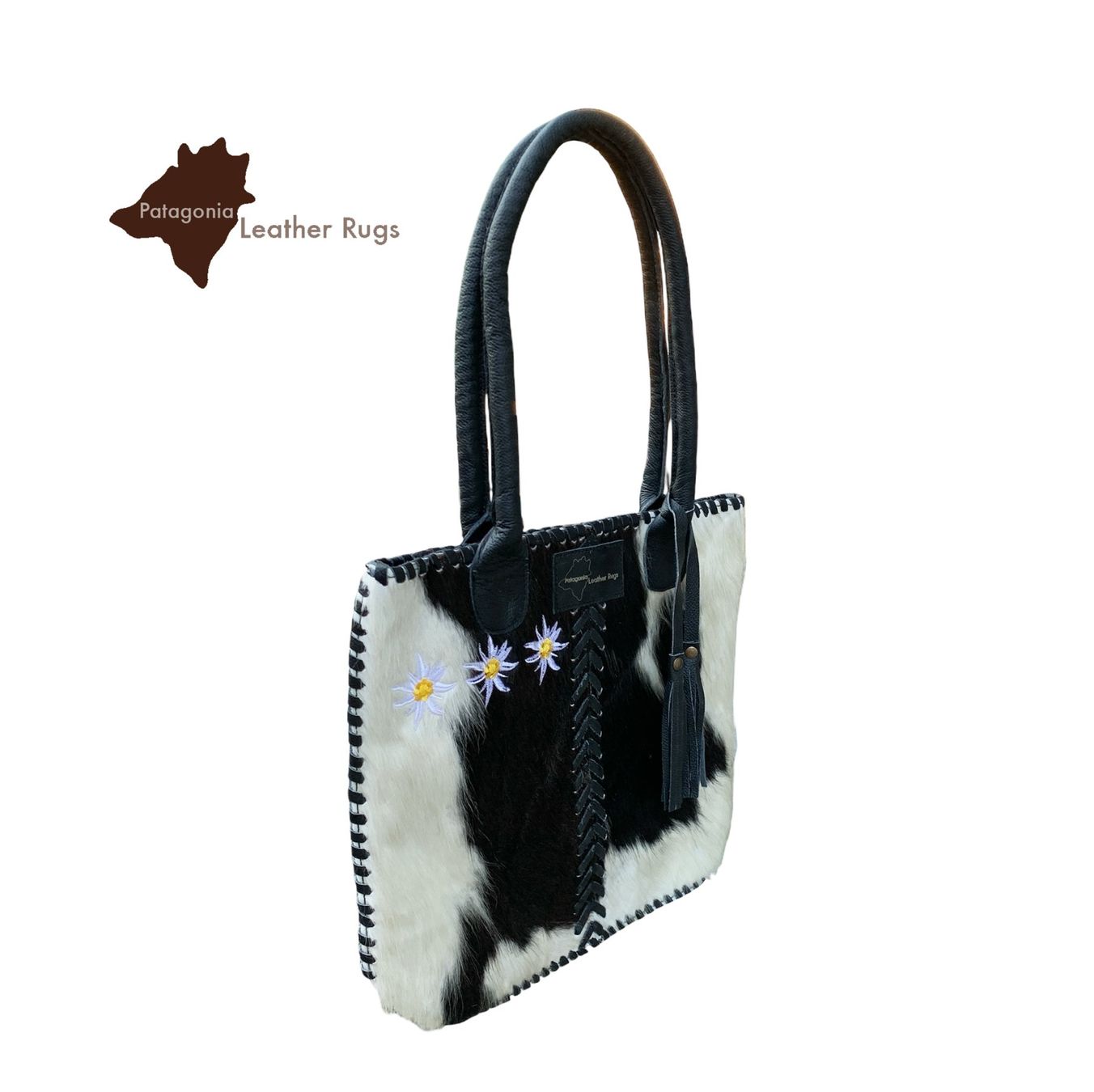 Borse da donna: Handtasche aus echtem Kuhfell Edelweiss – Nuovo e nell'imballaggio originale da Arbedo venduto da patagonialeatherrugs 1