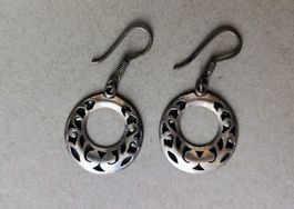 Belles boucles d’oreilles avec poinçon 925 – Motifs ajourés