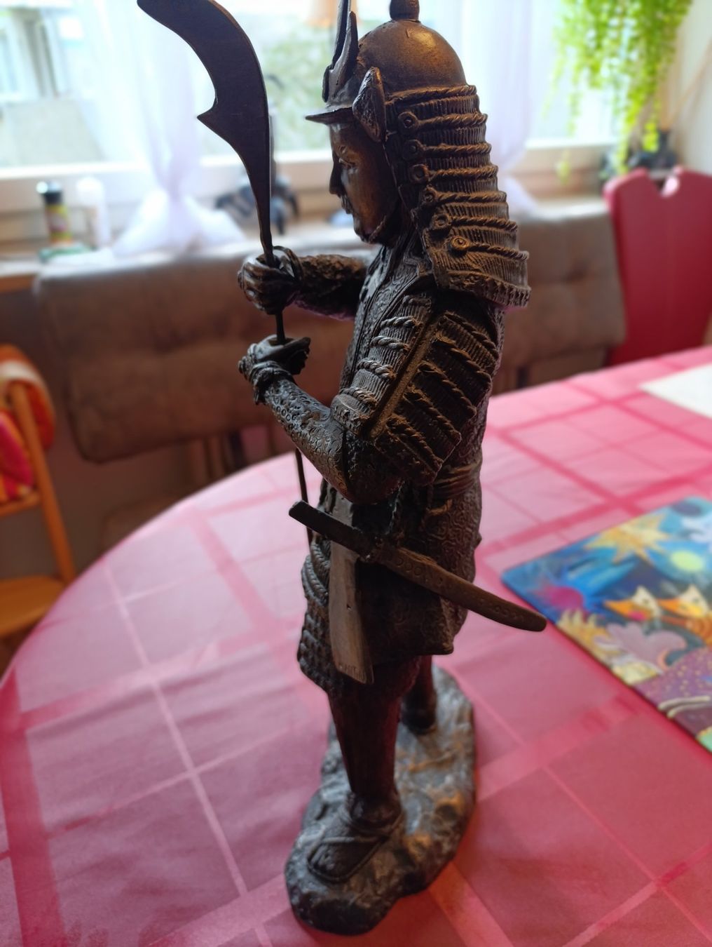 Sculture & Statue: GROSSER BRONCE SAMURAIKRIEGER EINDRÜCKLICH SELTEN – Usato da Reinach BL venduto da Katzenmorli 6