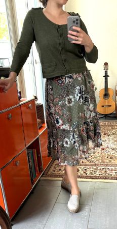 Rock, Skirt Viskose Gr. M-L 38-40 NEU Part Two