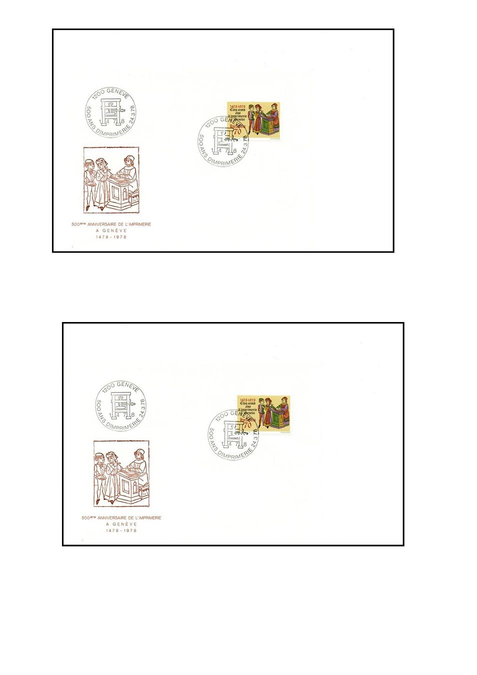 Couverts & Versandtaschen: Enveloppes commémoratives – Gebraucht aus Petit-Lancy von Pimose 1