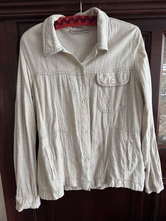 Leinen Blazer Jacke Hemd Wissmach Vintage 