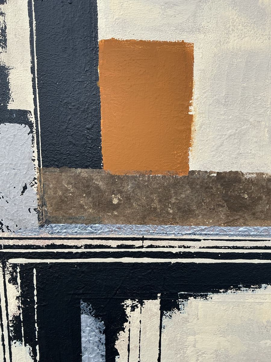 Dipinti: „Abstract Composition " XL Work in Earth Colors – Nuovo e nell'imballaggio originale da Uznach venduto da Spillmannkunst43 4