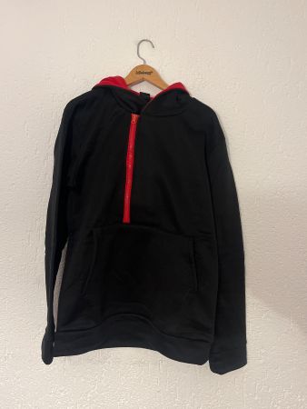 Schwarzer DeerGray Kapuzenpullover Gr. XL