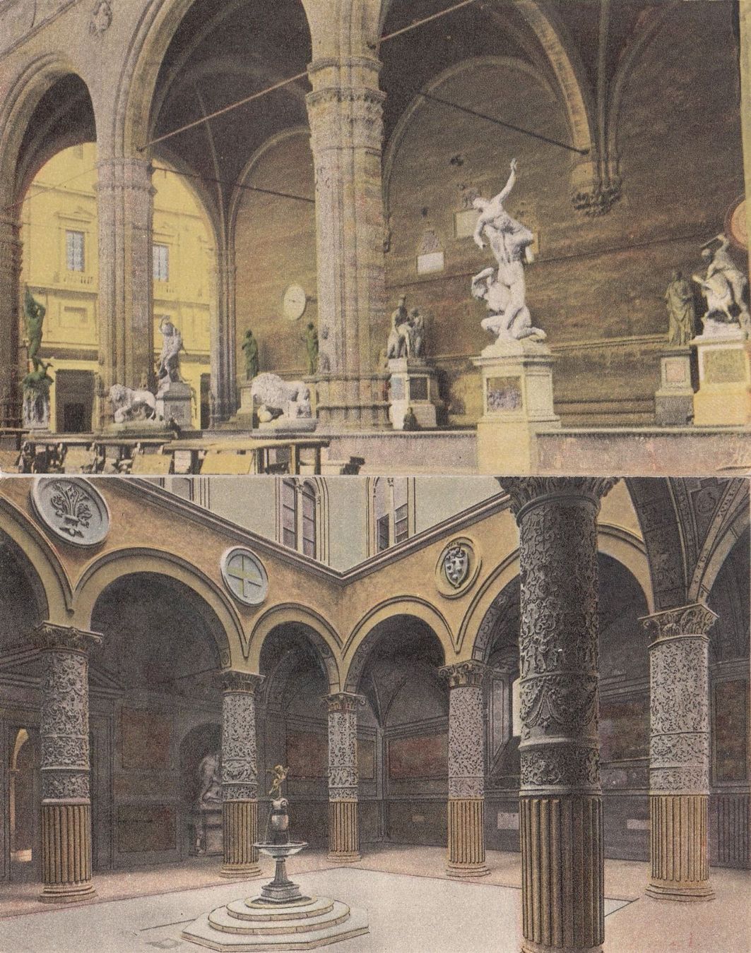 Cartoline postali: Firenze, 2 Stück, um 1930 – Usato da Bürglen TG venduto da StampGraf