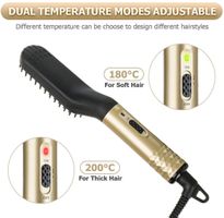 Bartglätter Bürste Haarglätter Kamm