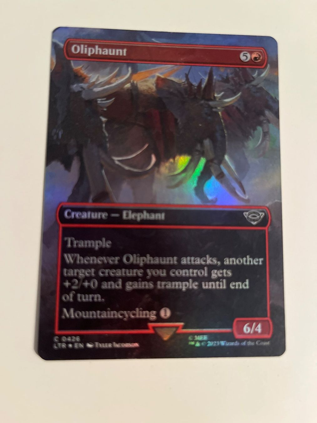 Magic The Gathering Cartes à collectionner: 1 x Oliphaunt - FOIL - Magic: The Gathering - MtG – D'occasion à Kriens par Shadi1980