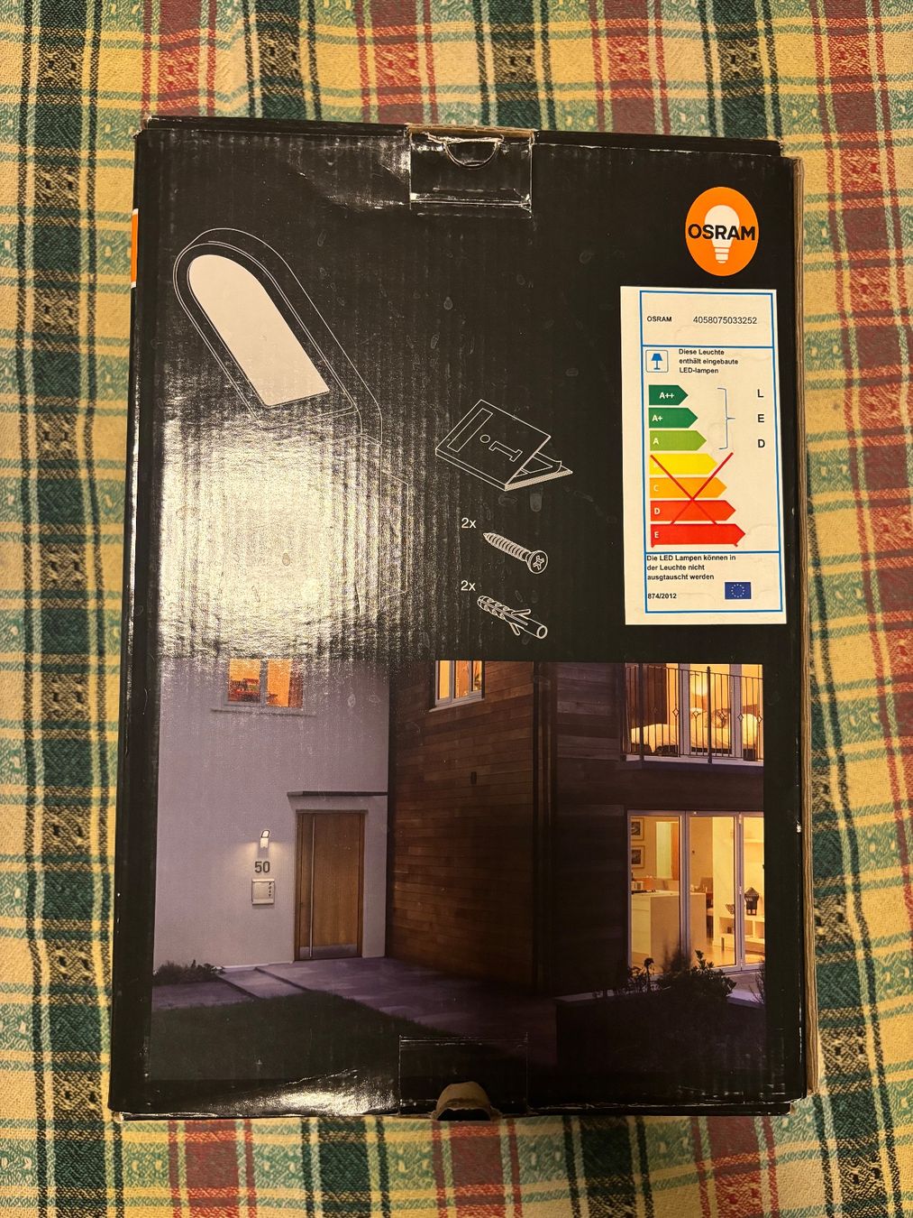 Osram Lampade: Osram LED-Aussenwandleuchte mit Sensor originalverpackt – Nuovo e nell'imballaggio originale da frauenfeld venduto da FilizS 2