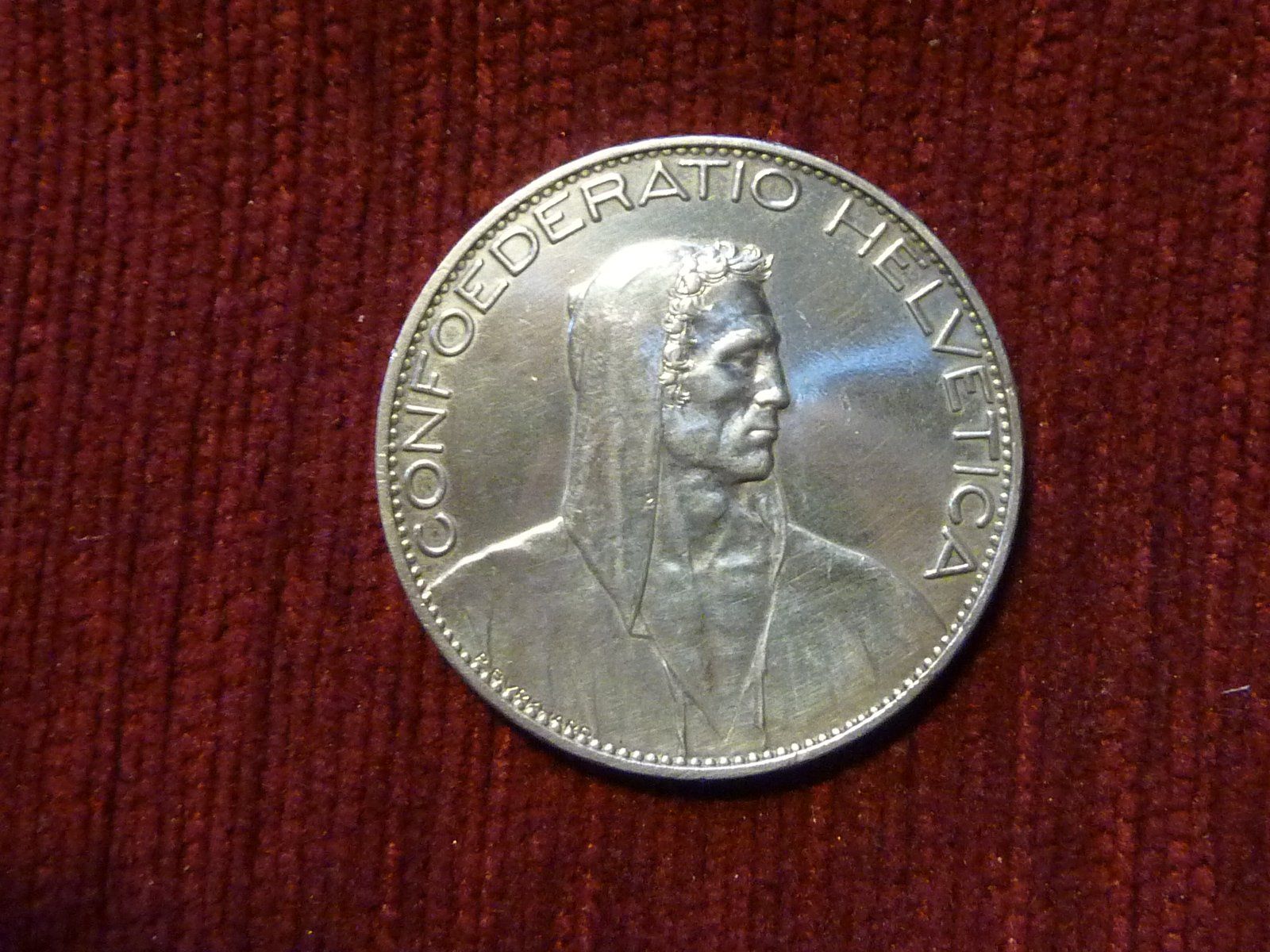 Tutti le monete: 5 Franken 1926 B ss – Usato da Altstätten SG venduto da Toscana1 1