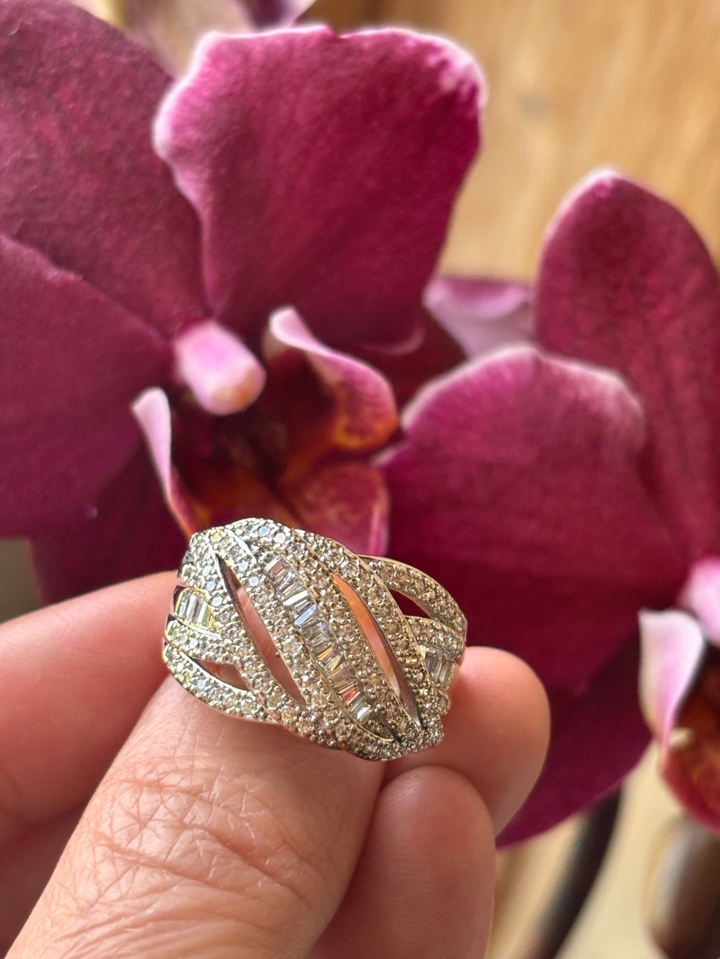 Anelli: Bague entrelacée zircons ✨ – Nuovo (secondo la descrizione) da Lausanne venduto da mel2dreams