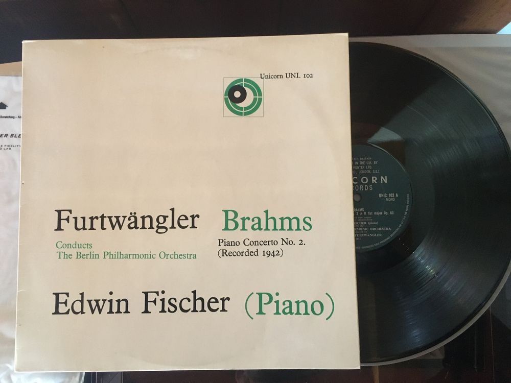 BRAHMS: Piano Concerto 2 - Furtwangler/Fischer 1942 | Kaufen Auf Ricardo