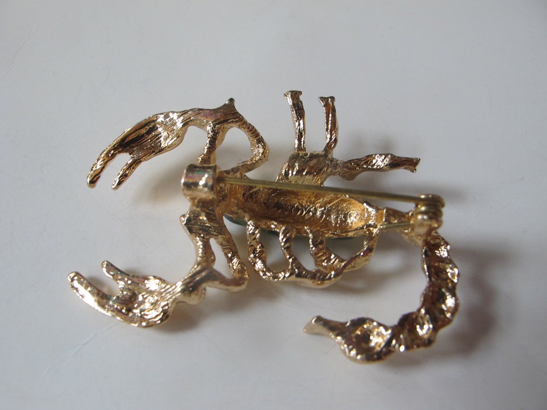 Broschen & Nadeln: Skorpion Brosche Emaille grün blau – Neu (gemäss Beschreibung) aus Löhningen von Chimae67 2