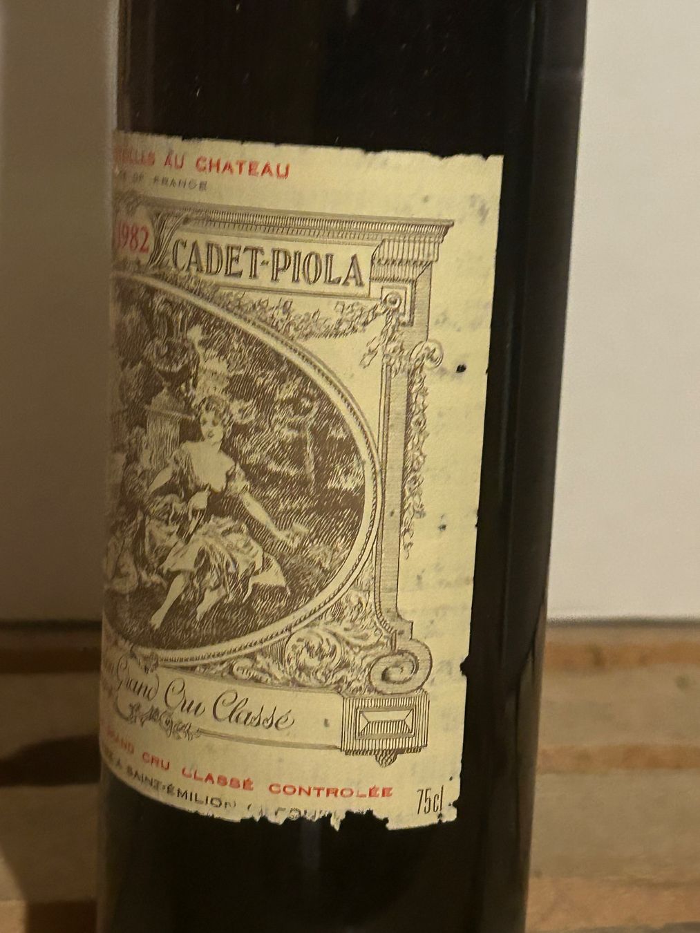 Wein: Château Cadet-Piola 1982 Margaux – Neu (gemäss Beschreibung) aus Roche VD von avediscipule 3