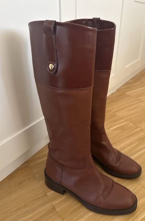 Chaussures femmes: Stiefel Minelli cognac Leder – D'occasion à Menzingen par ath_2byd 1