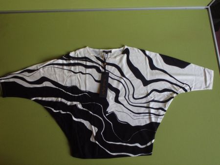 Phase Eight Shirt, Gr. 38, Schwarz/Weiss, Neu mit Etikett