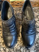 Stiefeletten Graceland schwarz mit Nieten gebrauchter Zustan