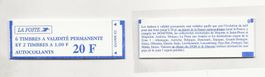 France Carnet 8 timbres 03 1998 **