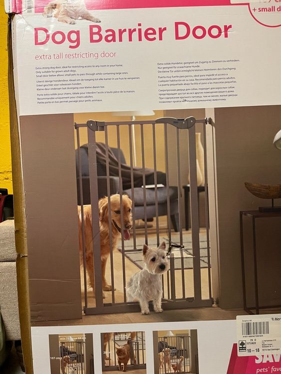 Dog Barrier Door Hundegitter Türabsperrung Acheter sur Ricardo