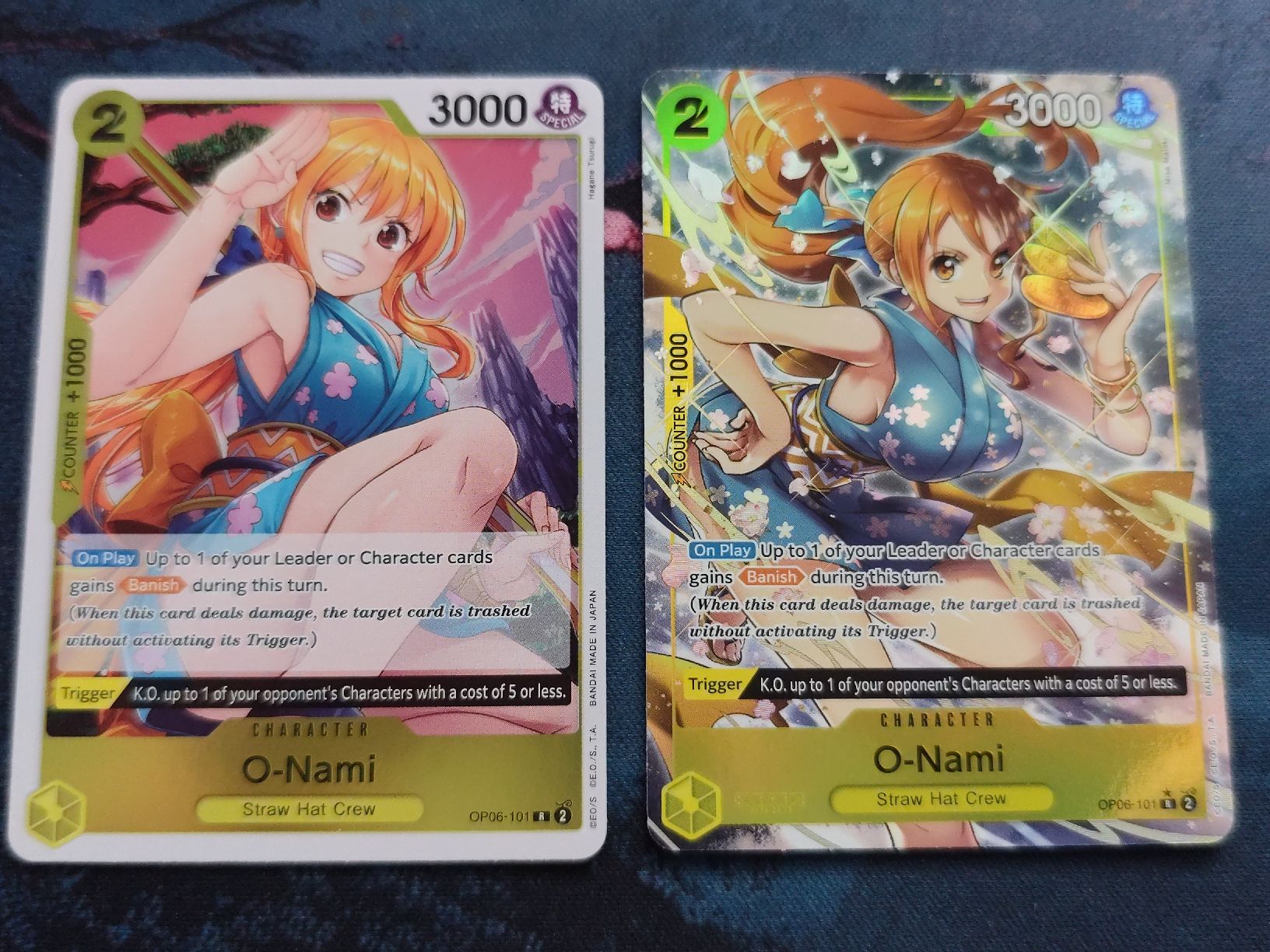 Bandai Sammelbilder & Trading cards: One Piece Nami OP06-101 EN – Neu (gemäss Beschreibung) aus Schlossrued von LAP2012