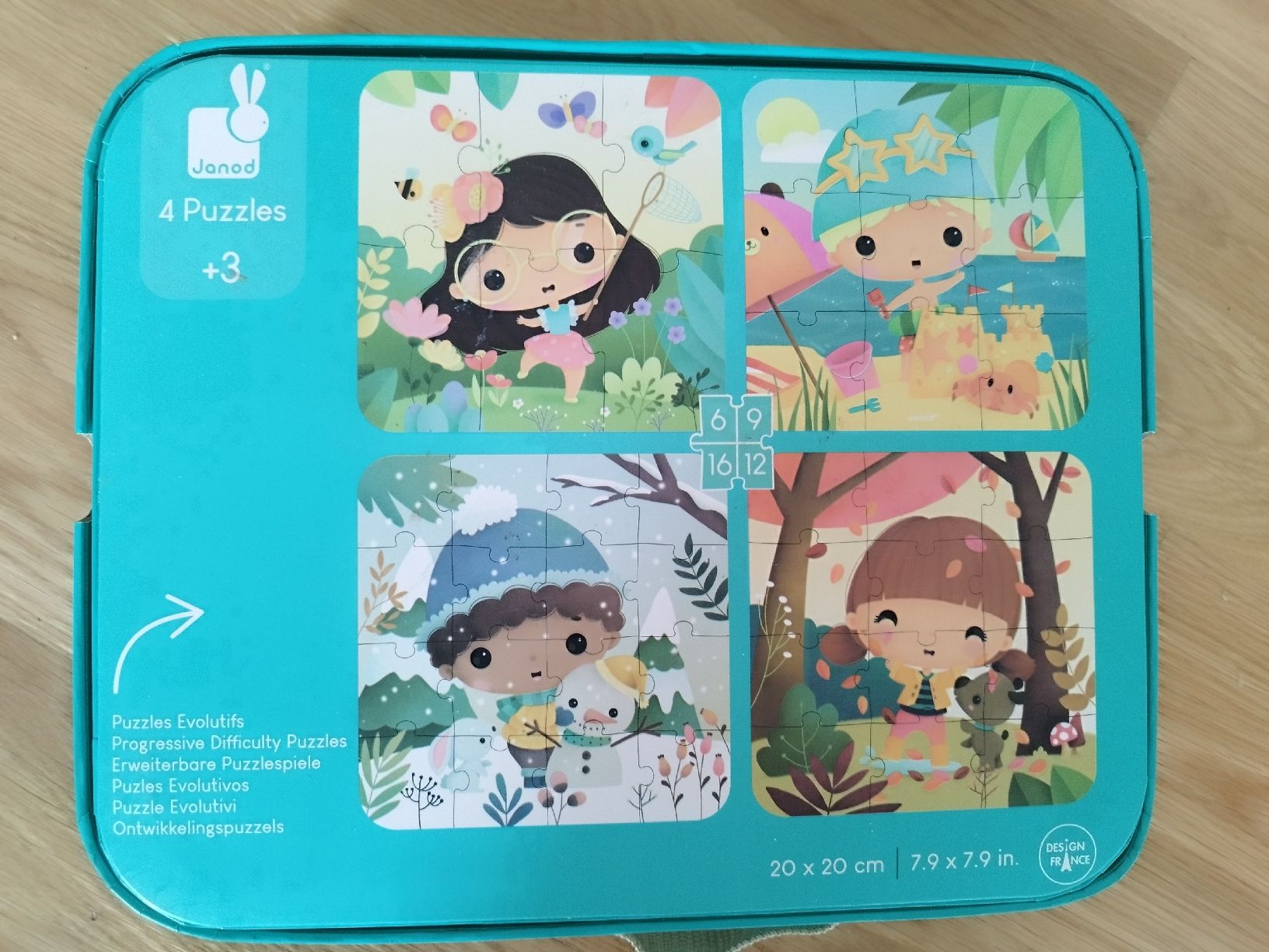 Djeco Puzzle: 4 pazzles enfants 3 ans – Usato da Gland venduto da adi_xw2q 1