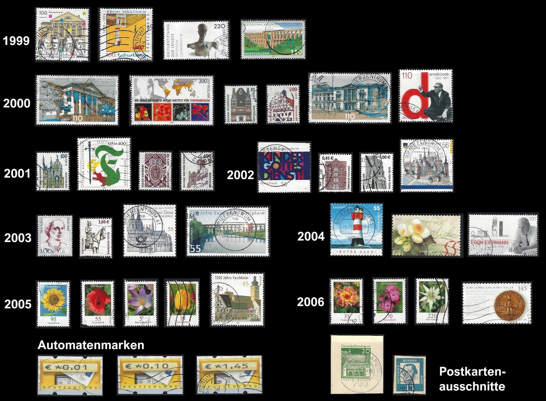 Tutti i francobolli: tolle Sammlung Deutsche Post/Bundespost/Berlin 1946 - 2006 – Usato da Baar venduto da miam8 8
