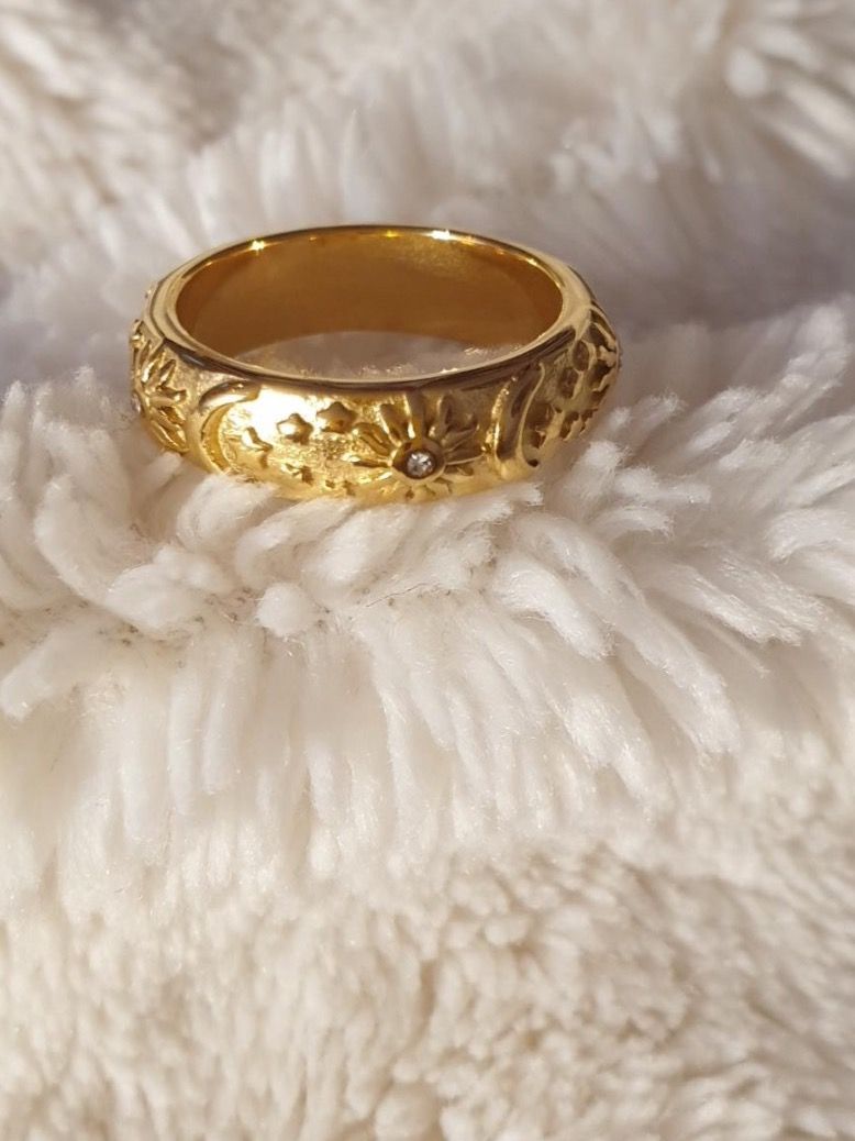 Anelli: Ring "Sonne, Mond, Stern" - Grösse: 8 – Nuovo e nell'imballaggio originale da Würenlos venduto da JRP_71 2