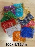 Organza Säckli für Allerlei 100 x9/12cm neu praktisch herzig
