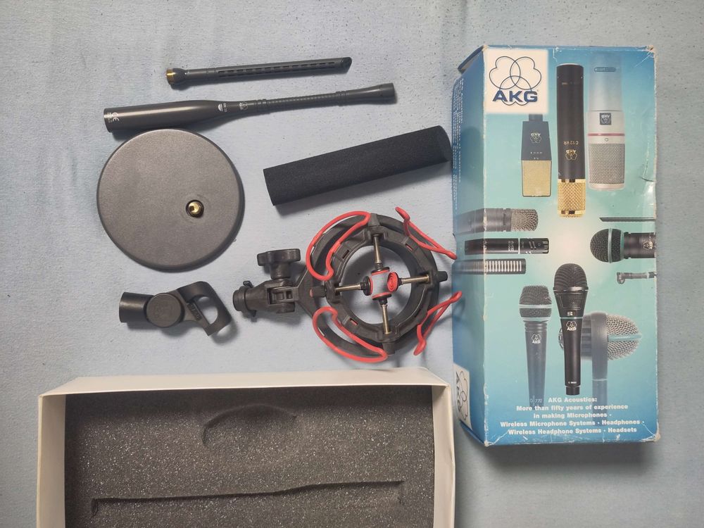 AKG CK47 Kapselmikrofon + GN15 E Schwanenhals + Stand (Gebraucht) in ...