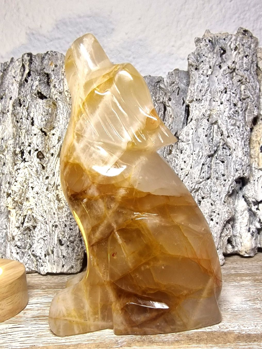 Minerali & Pietre curative: Top Golden Healer Wolf 800g – Nuovo (secondo la descrizione) da Matzingen venduto da Shay_Crystalz 1