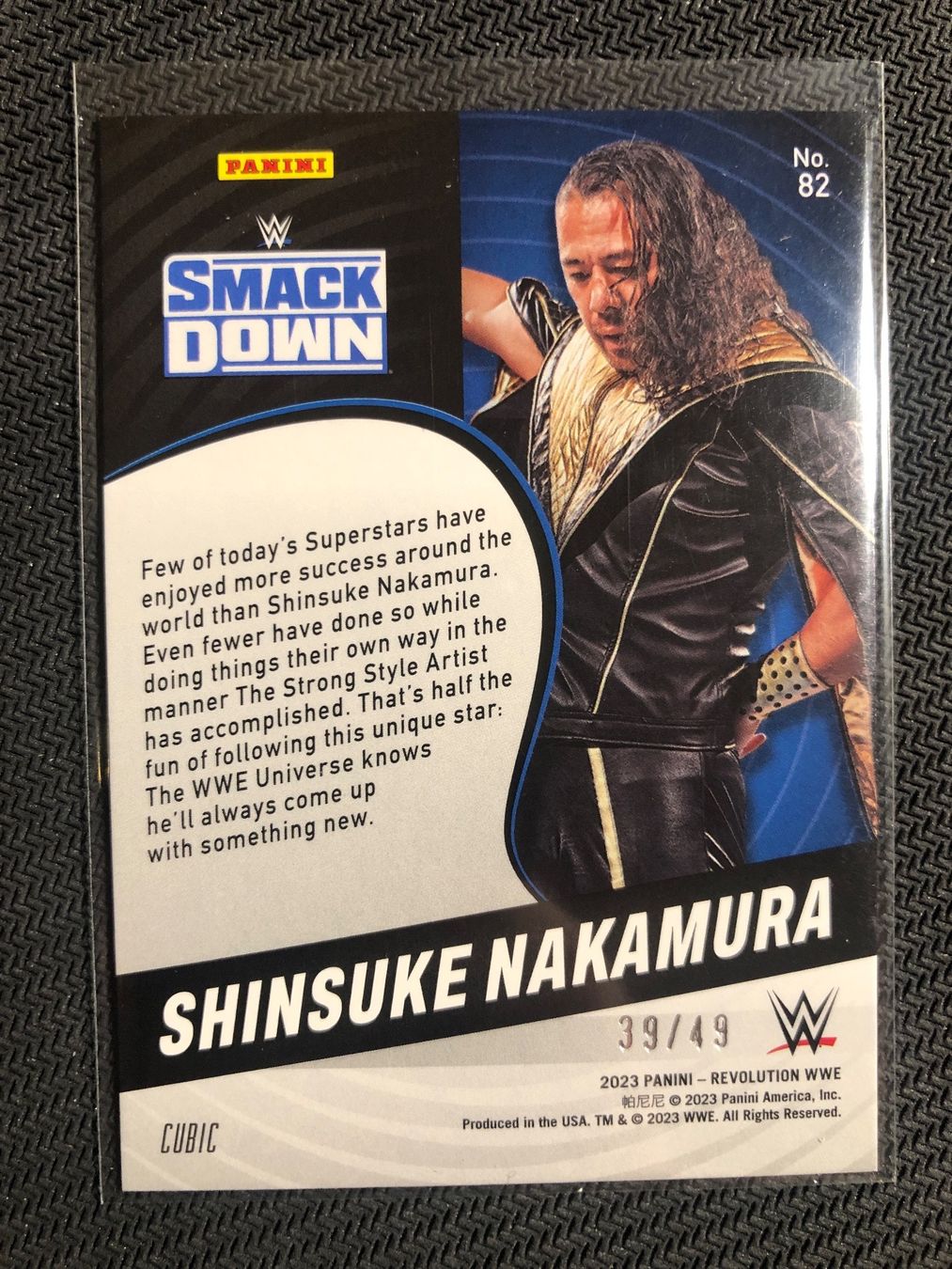 Topps Carte collezionabili: Panini Revolution WWE Shinsuke Nakamura /49 – Usato da Wangenried venduto da Garagara 1