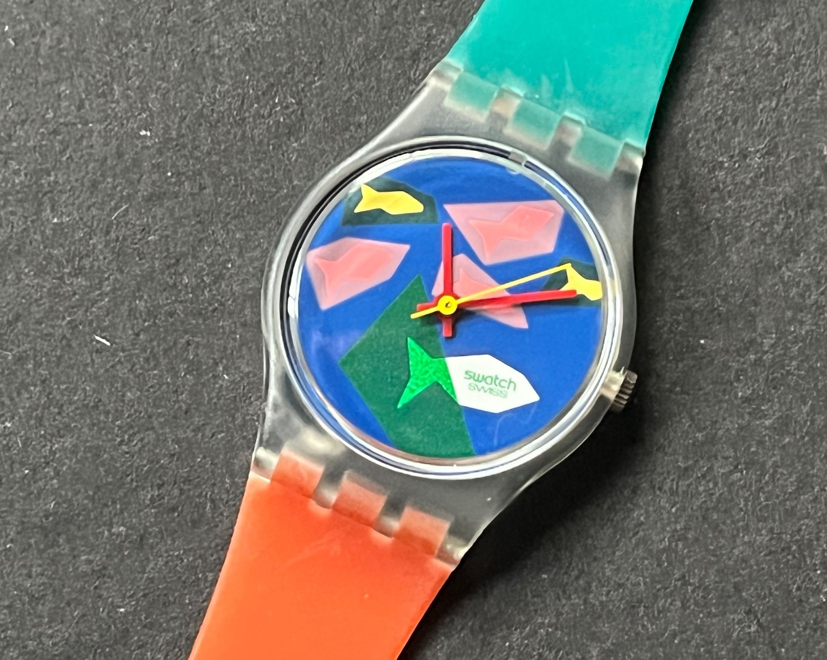 Swatch Lady Aqua Dream LK100 1986 Rarität - Top Zustand (Neu (gemäss ...