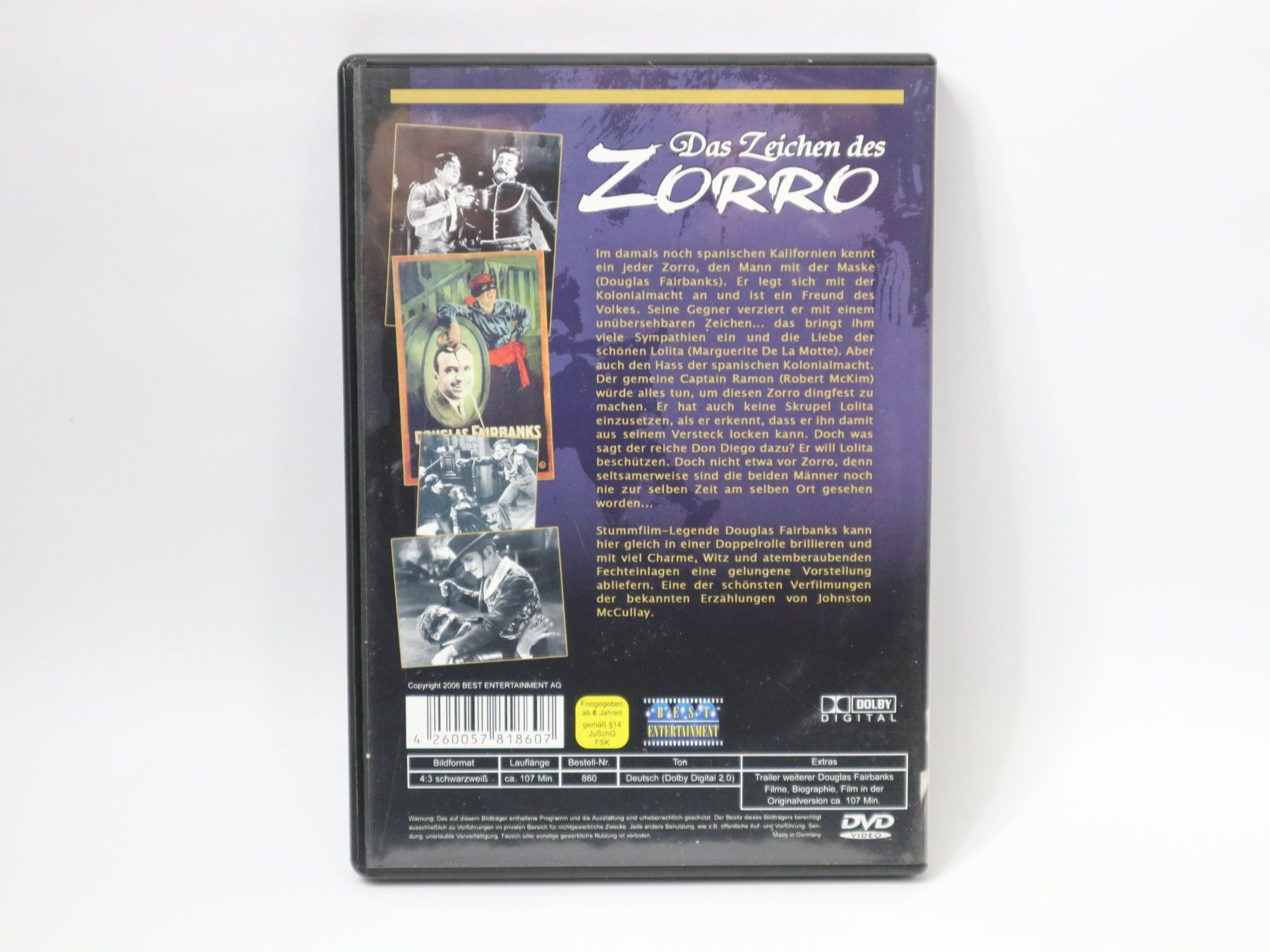 Alle DVDs: DVD Das Zeichen des Zorro – Gebraucht aus Eschenbach SG von Astalavista 1