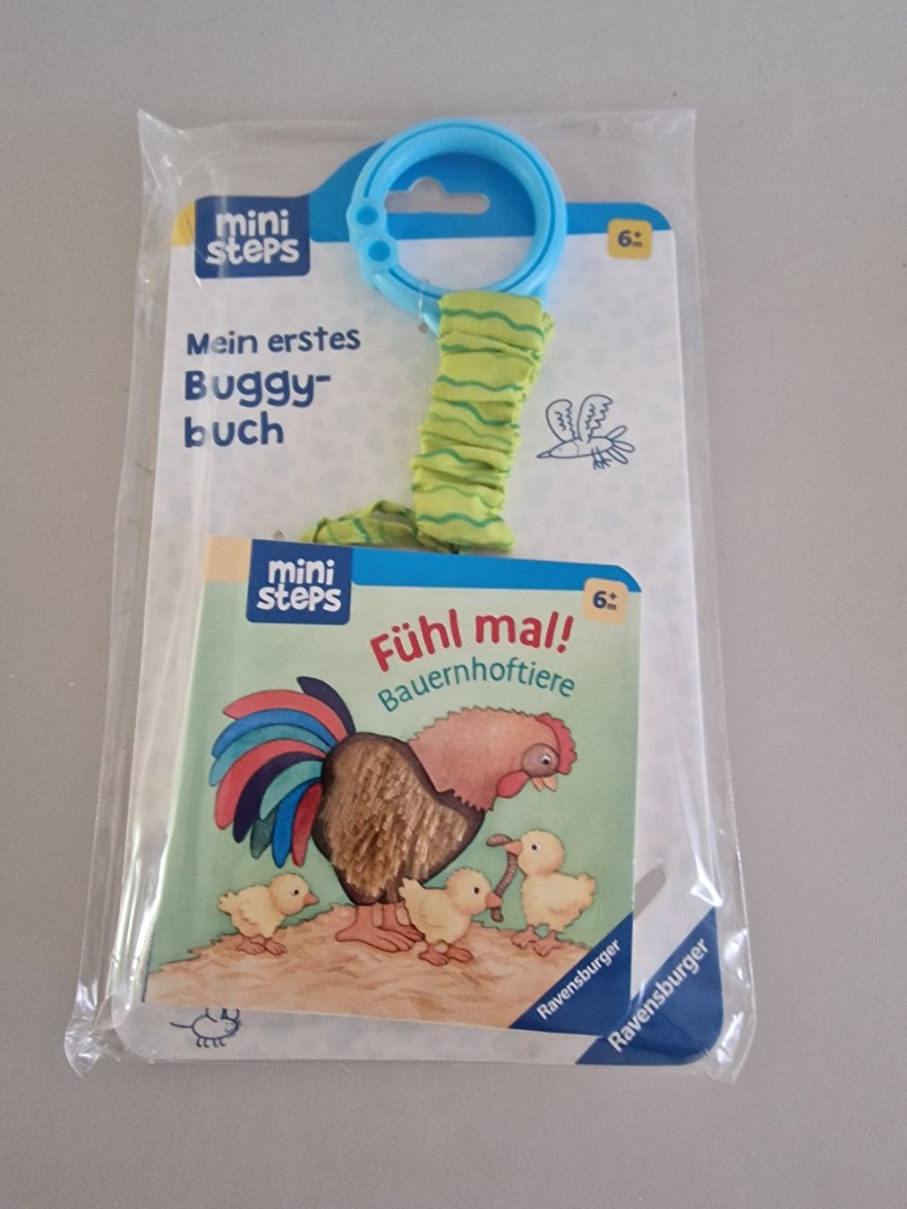 Spielzeuge: Mini Steps Buggy-Buch "Fühl mal! Bauernhoftiere" Neu – Neu und originalverpackt aus Oberuzwil von aseinkaufswelt