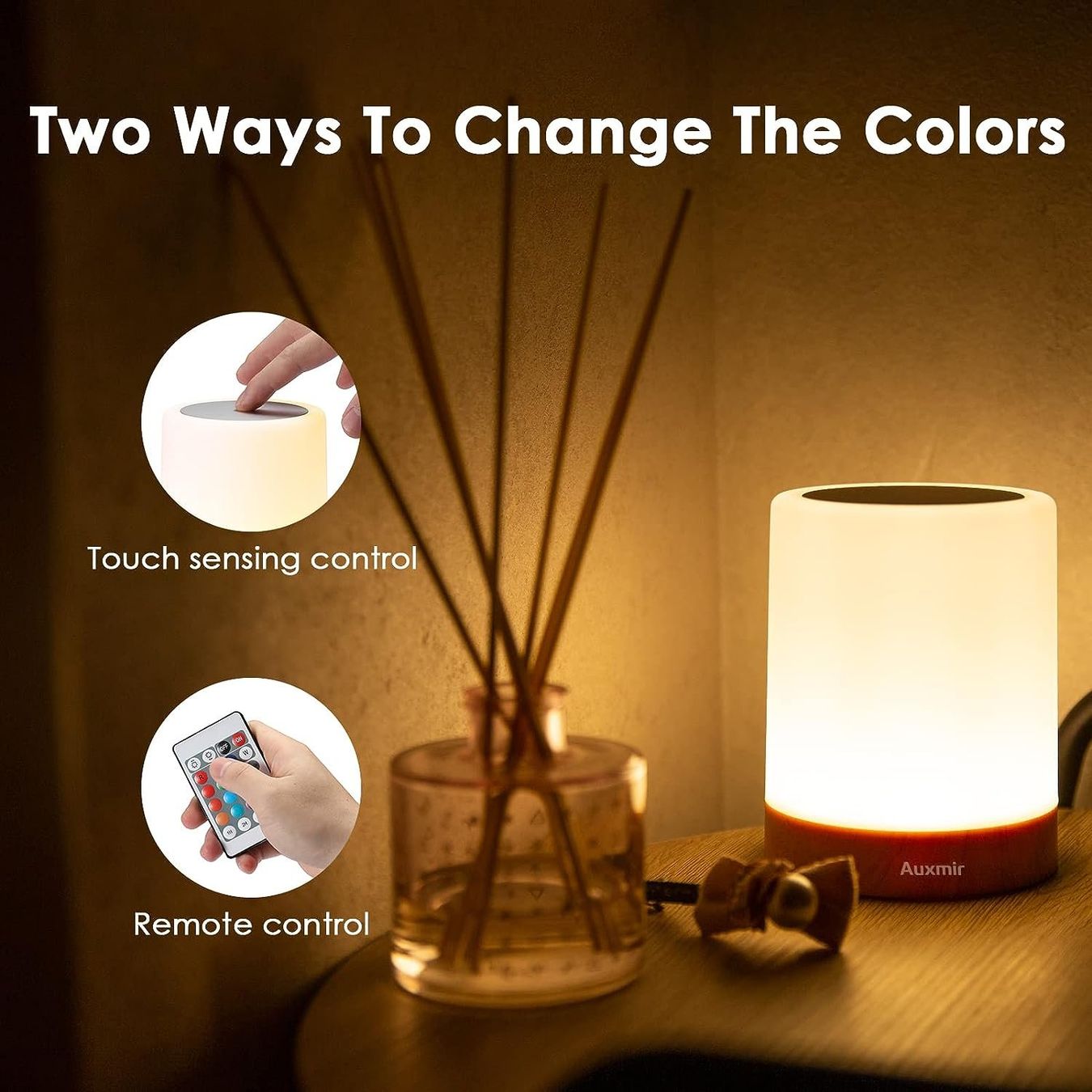 Lampade: Nachttischlampe LED mit Fernbedienung – Nuovo e nell'imballaggio originale da Nuglar venduto da SaleRitter 4