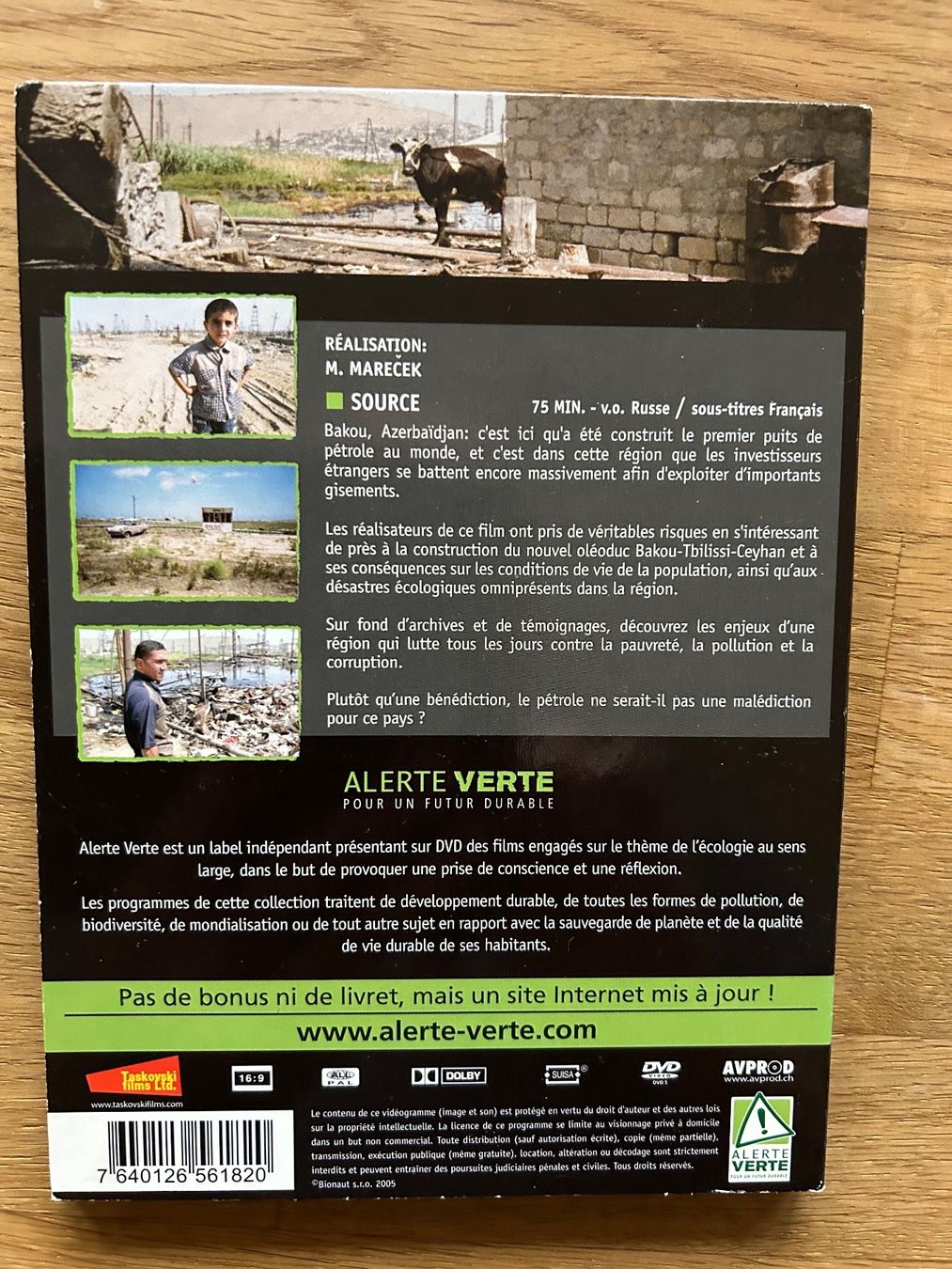 Tutti i DVDs: ALERTE VERTE POUR UN FUTUR DURABLE – Usato da St-Cierges venduto da Crisi53 1