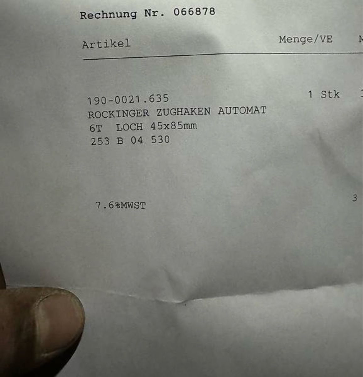 Rockinger Anhängerkupplungen: Rockinger Anhangerkupplung 253 – Neu (gemäss Beschreibung) aus Künten von tot_bw26 1