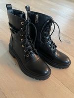 Schwarze Stifeletten Gr. 38, neu