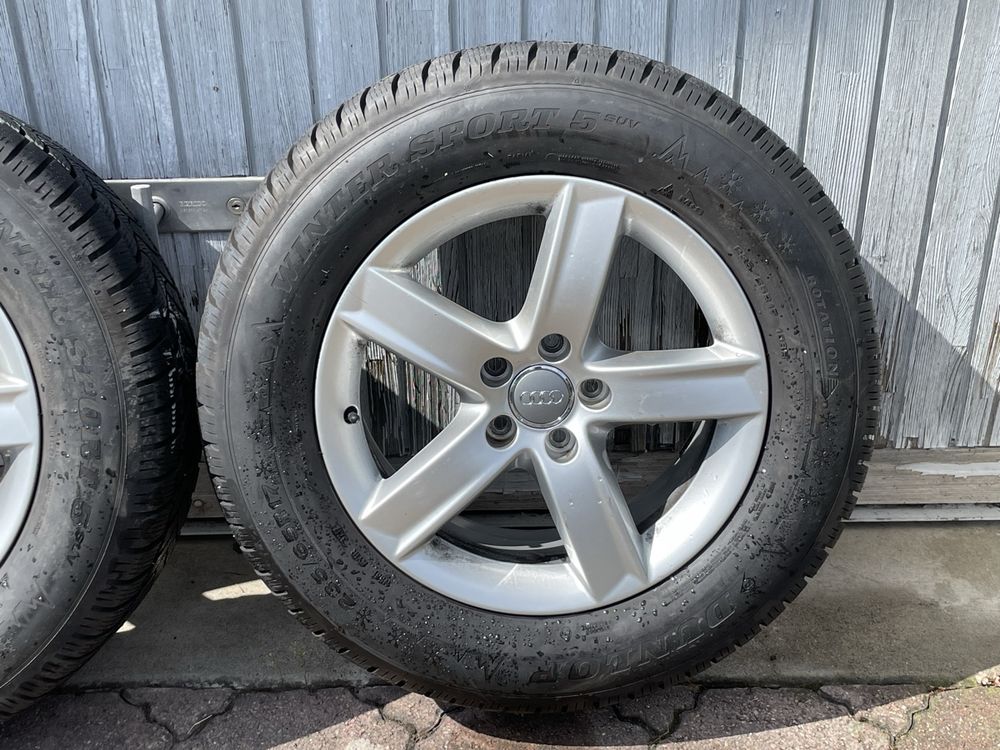Audi Pneumatici & Ruote complete: Audi Q5 8R Winterräder Dunlop 235/65 R17 4 x 6mm – Usato da Horgen venduto da gogo-30 4