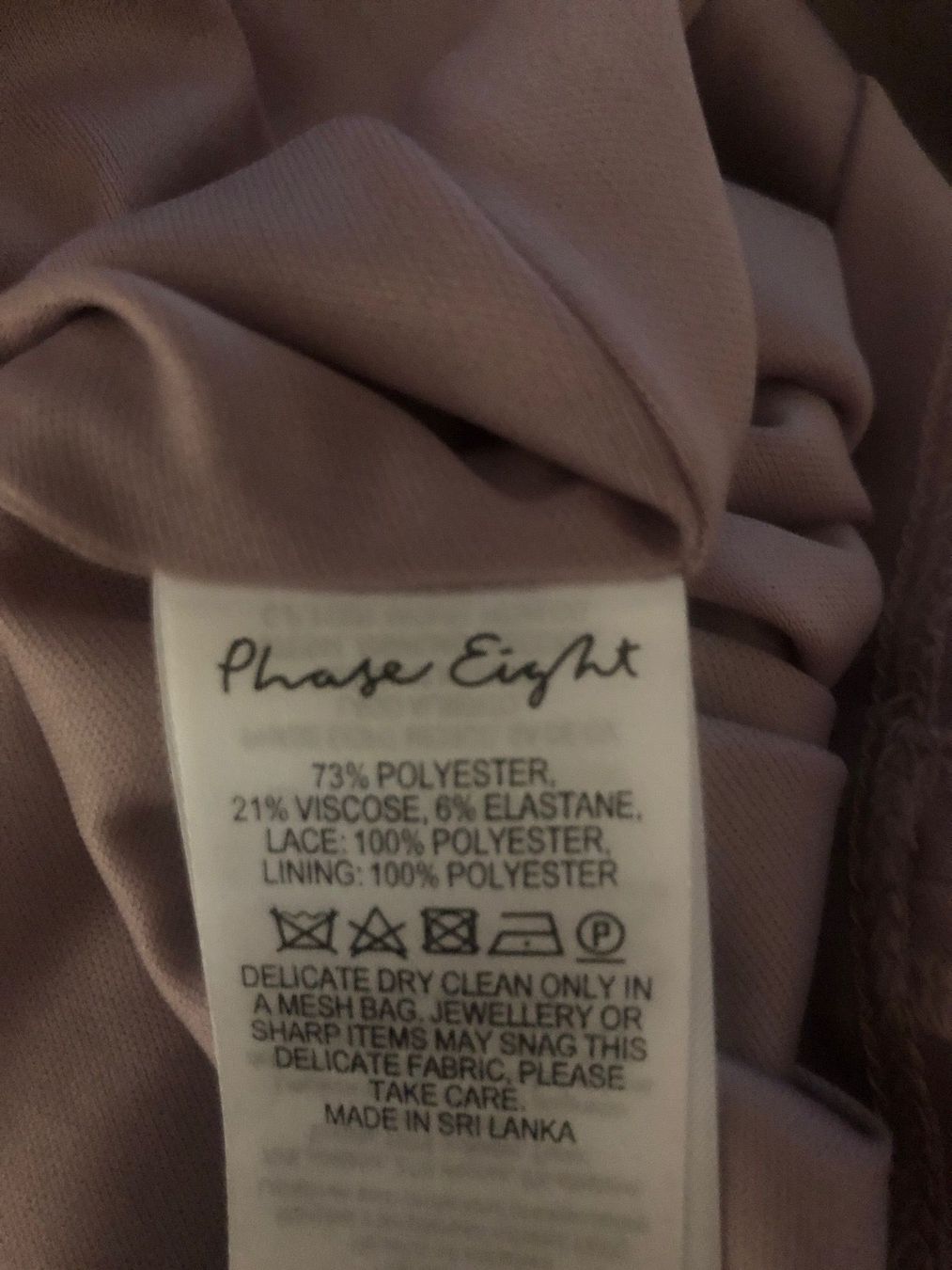 Phase Eight Vestiti: Phase Eight Kleid Gr40 inkl. Schal altrosa – Usato da Riedikon venduto da Torino99 5