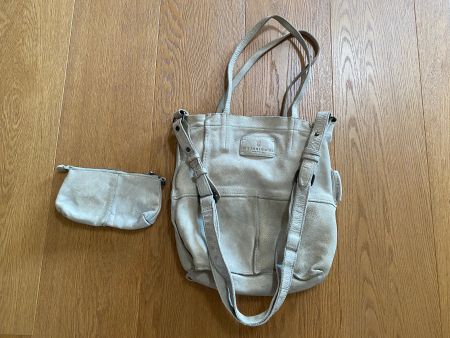 Leder Umhängetasche aunts & uncles beige