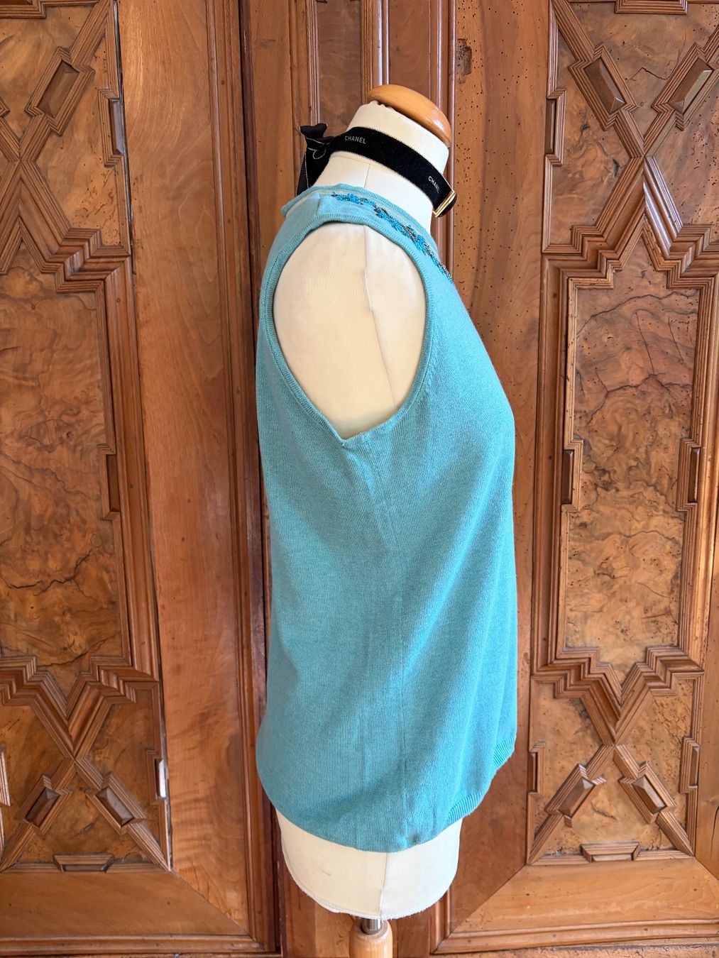 Top: VINTAGE SAMOON Stricktop  / Baumwolle+Seide+Kaschmir/ M/L – Usato da Interlaken venduto da Bona55 3